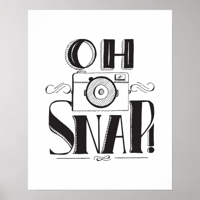 Poster Oh, Snap ! Imprimer (Devant)