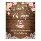 Oh Snap Instagram Hashtag Floral Rustique de Campa