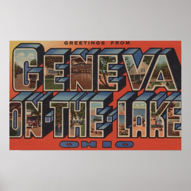 Poster Ohio - Genève-sur-le-lac - Scènes à grandes lettre (Devant)