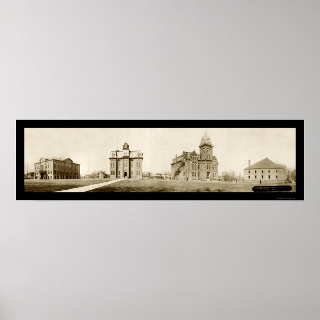 Poster Ohio Northern University Ada Photo 1912 (Devant)