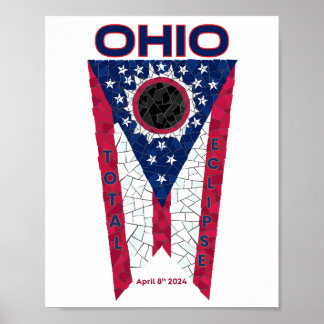 Poster Ohio Total Eclipse