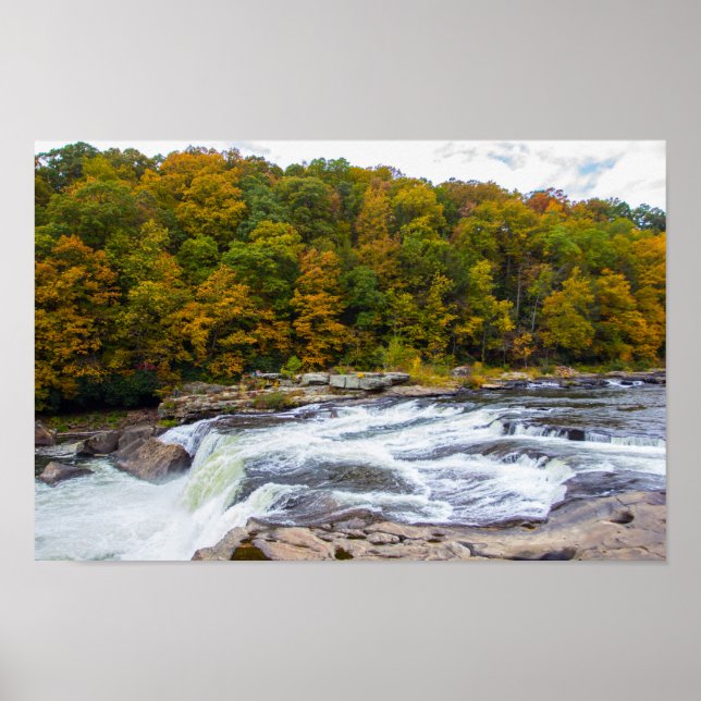 Poster Ohiopyle Falls, Pennsylvanie (Devant)