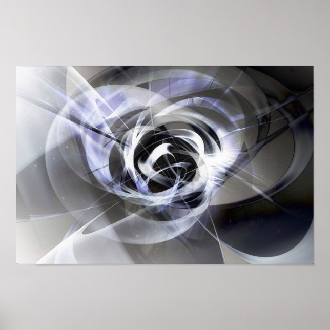 Poster ohmni cyberfunk cadre d'animation techno tribale (Devant)