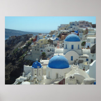 Poster Oia, Santorini