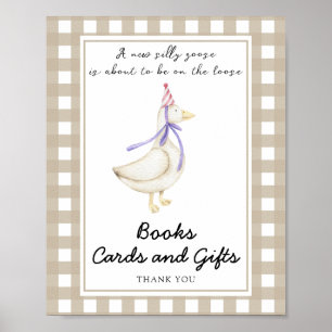 Poster Oie - livres cartes et cadeaux