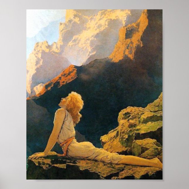 Poster Oies sauvages Par Maxfield Parrish (Devant)