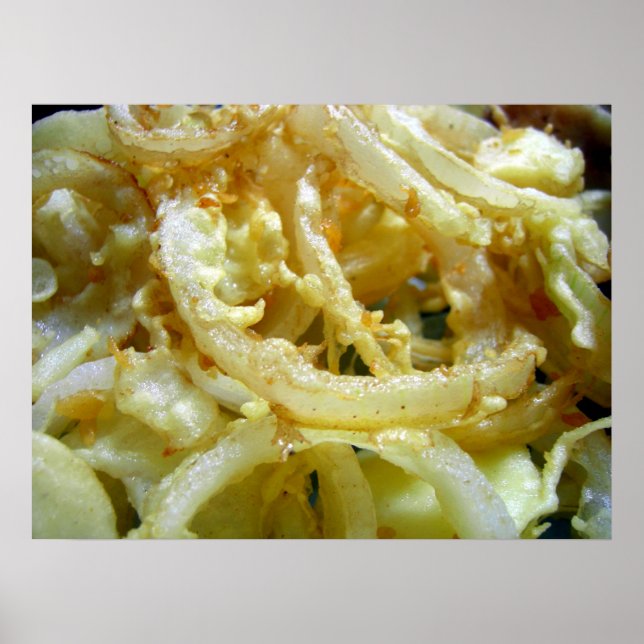 Poster Oignons frits (Devant)