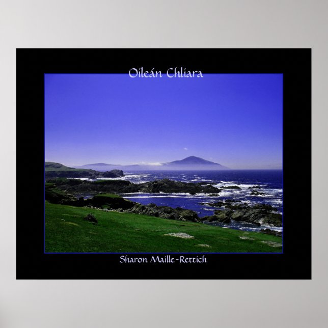 Poster Oileán Chliara (Clare Island) (Devant)