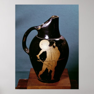 Poster Oinochoe à silex rouge