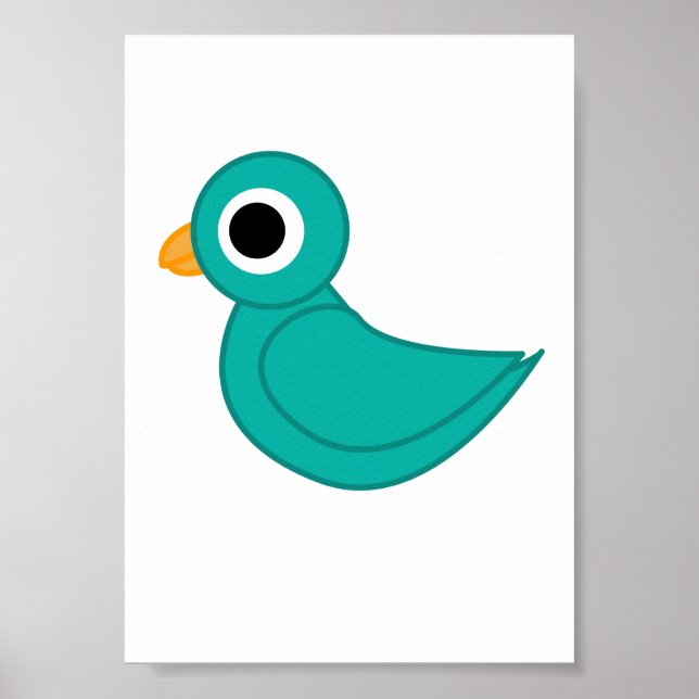 Poster oiseau (Devant)