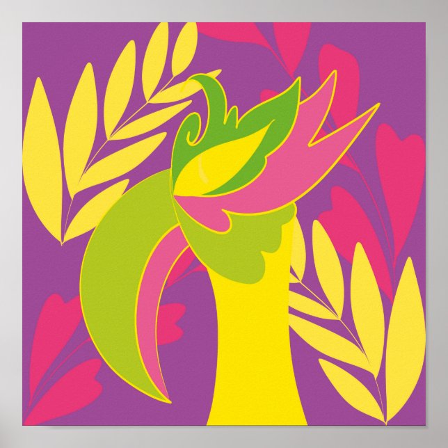 Poster oiseau (Devant)