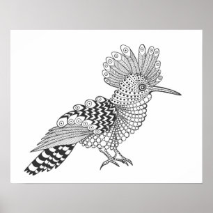 Poster Oiseau 2 de style