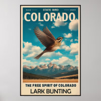 Oiseau de l'État du Colorado - Bruant sauterelle V
