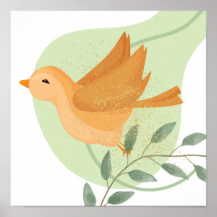 Poster Oiseau de mer de Whimsical,