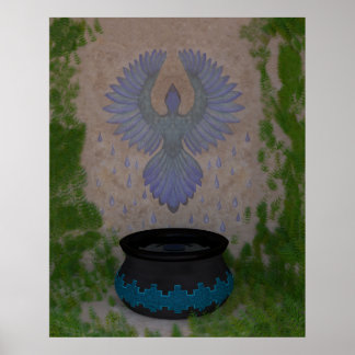 Poster Oiseau de pluie Imprimer