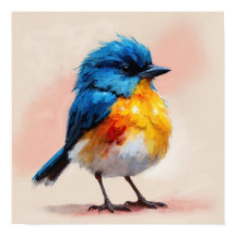 Oiseau exotique : une oeuvre d'art pour amis de la