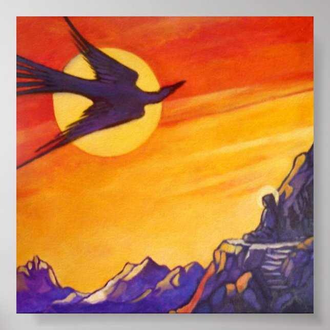 Poster Oiseau hors du temps et de l'espace (Devant)