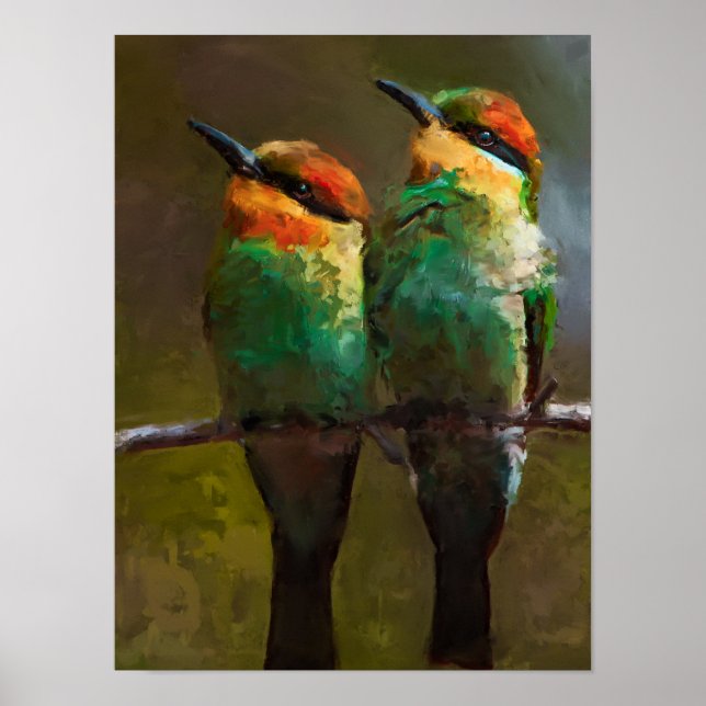 Poster Oiseaux (Devant)