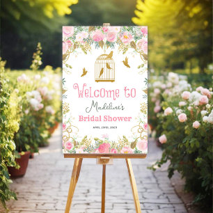 Poster Oiseaux floraux *Poster d'Affiches de bienvenue SE