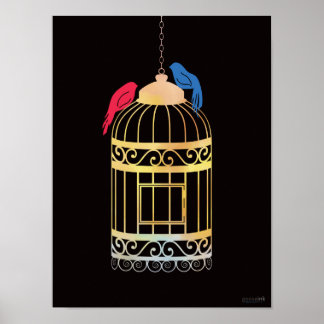 Poster Oiseaux libres