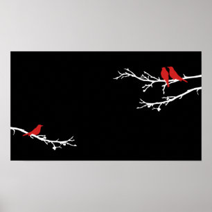 Poster oiseaux moisis