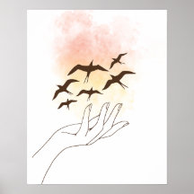 Oiseaux volant