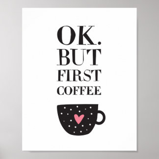 Poster Ok Mais Premier Café