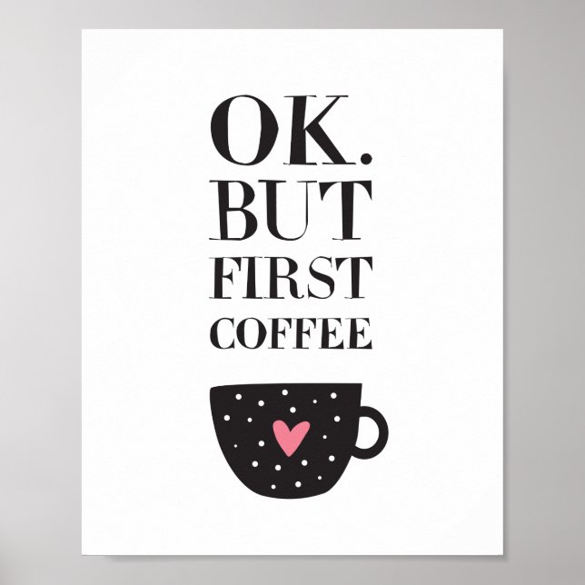 Poster Ok Mais Premier Café (Devant)