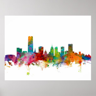 Poster Oklahoma City Skyline