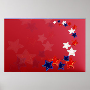 Poster Ol' Glory Stars