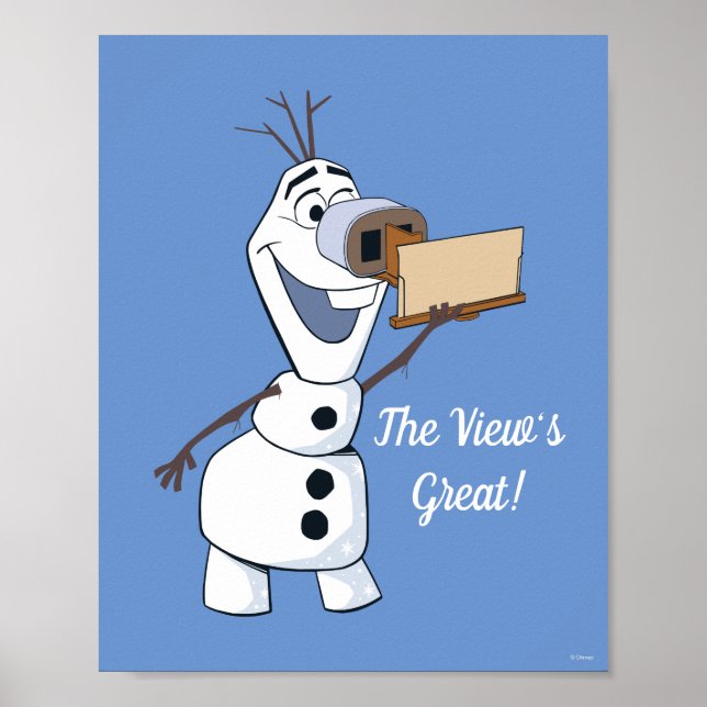 Poster Olaf Avec Noyau Viewfinder (Devant)