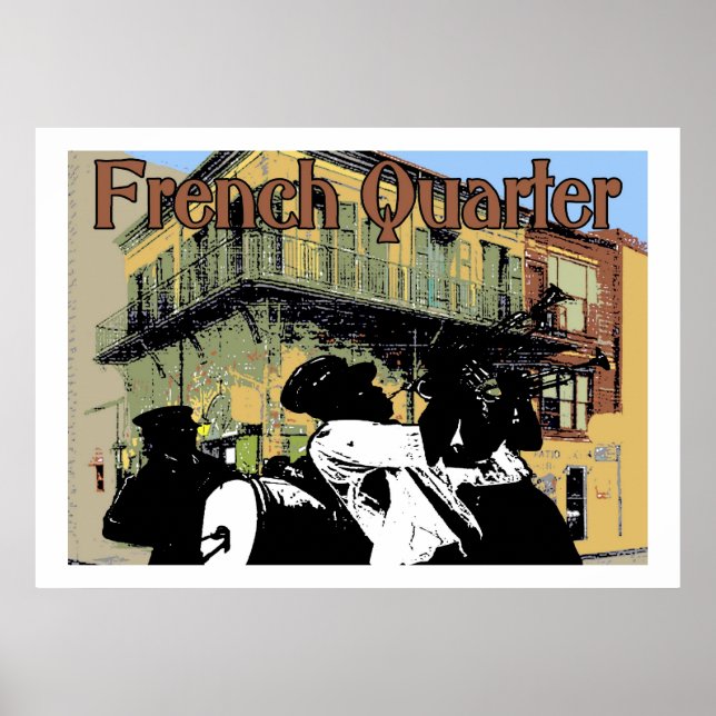 Poster Old Absinthe House Brass Band, French Quarter, Nou (Devant)