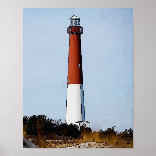 Poster Old Barney, LBI New Jersey (Devant)