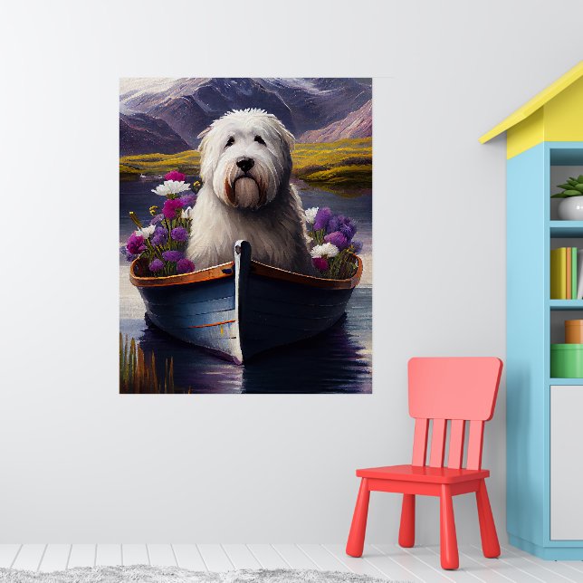 Poster Old English Sheepdog sur Paddle : Une aventure Pit (Pépinière 1)