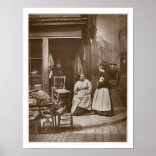Poster Old Furniture, de 'Street Life in London', 1877-