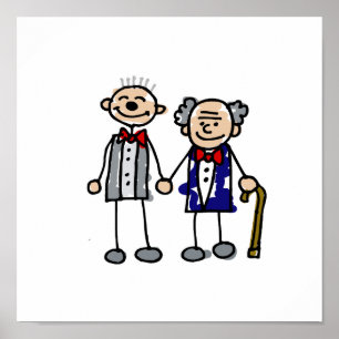 Poster Old Gay Couple