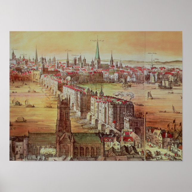 Poster Old London Bridge (Devant)