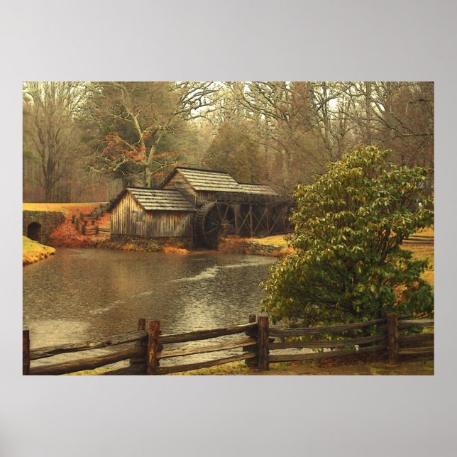 Poster Old Mill (Devant)