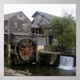 Poster Old Mill de Pigeon Forge TN