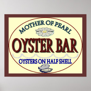 Poster Old Pearl Oyster Bar
