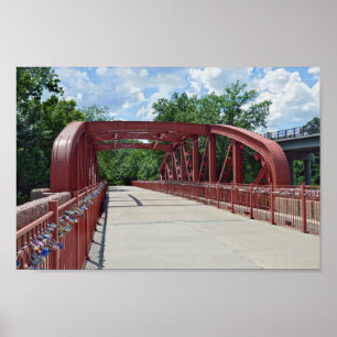 Poster Old Red Bridge, Kansas City, Missouri