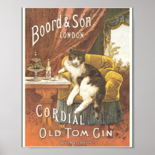 Poster Old Tom gin
