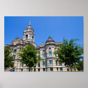 Poster Old Vanderburgh County Courthouse, Evansville, IN