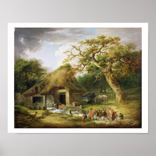 Poster Old Water Mill (Devant)