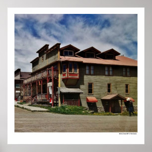 Poster Old West Saloon et hôtel