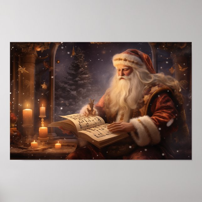 Poster Old World Santa (Devant)