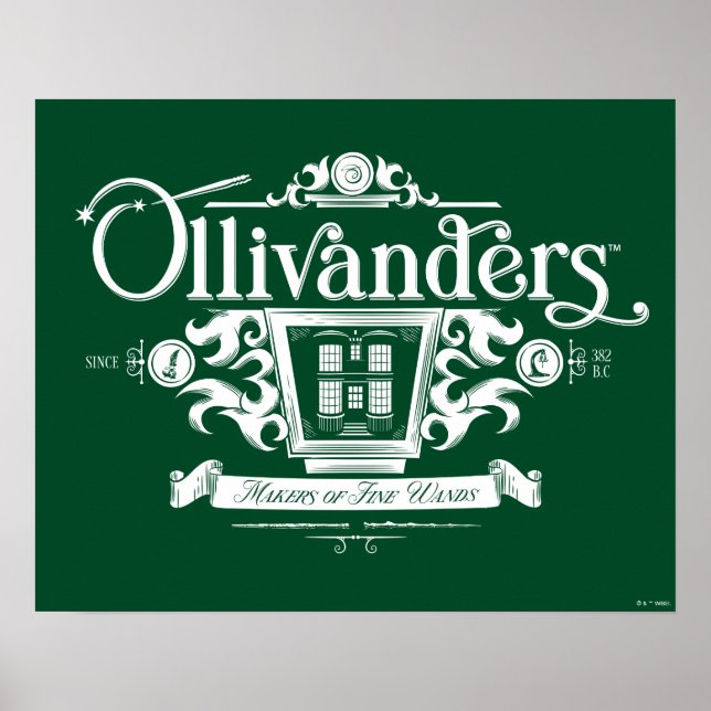 Poster OLIVANDERS™ Makers of Fine Wands (Devant)
