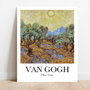 Poster Olive Trees par Vincent van Gogh