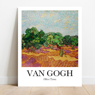 Poster Olive Trees par Vincent Van Gogh