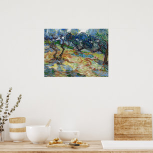 Poster Olive Trees par Vincent van Gogh